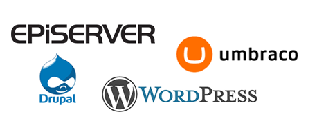 Olika webbpubliceringsverktyg - -EPiServer, Drupal, Umbraco, Wordpress